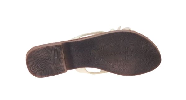 Lazamani Offwhite Teenslipper Bloem  (33.517-152) - MerkenOutlet