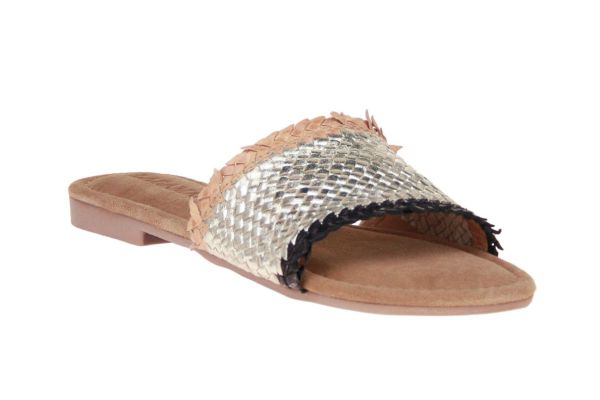 Lazamani Slipper Goud  (33486 GOLDBLAC) - MerkenOutlet