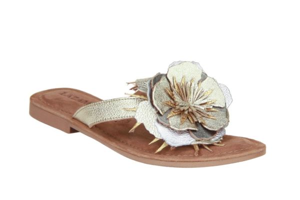 Lazamani Hilde Slipper Goud  (33796 GOLD) - MerkenOutlet