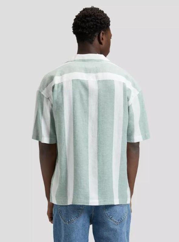 Lee Relax Resort Shirt Desert Sage Stripe  (112376554 desert sage) - MerkenOutlet