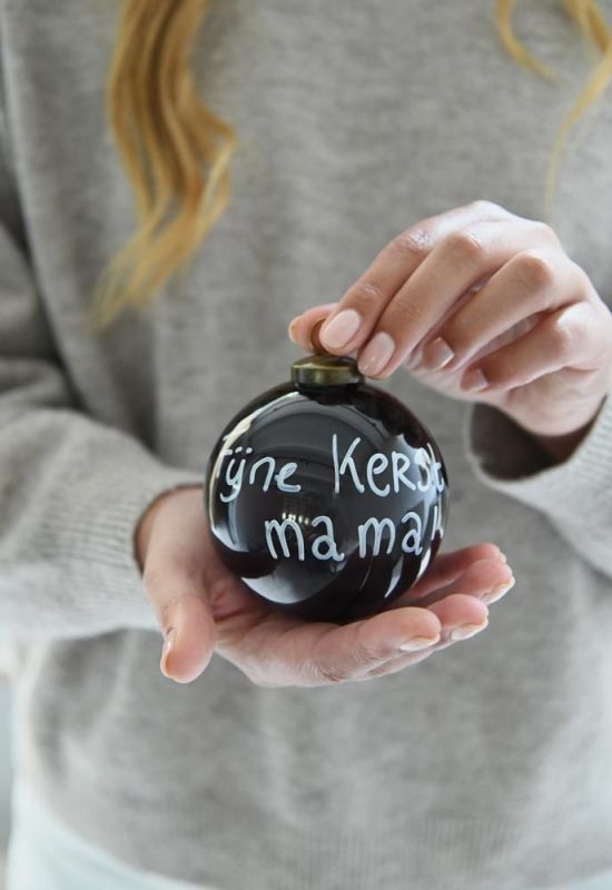 Leeff Kerstbal 'Fijne Kerst Mama'  (18529) - MerkenOutlet