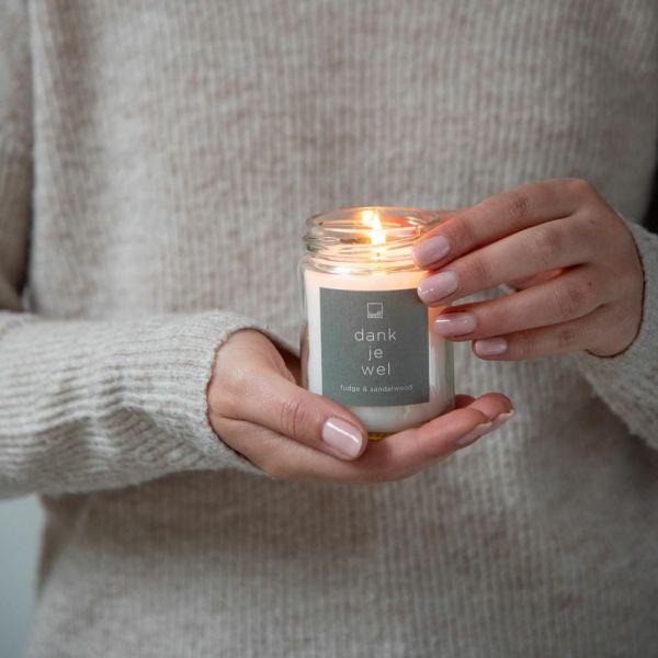 Leeff Jar Candle L 'Dank Je Wel'  (18619) - MerkenOutlet