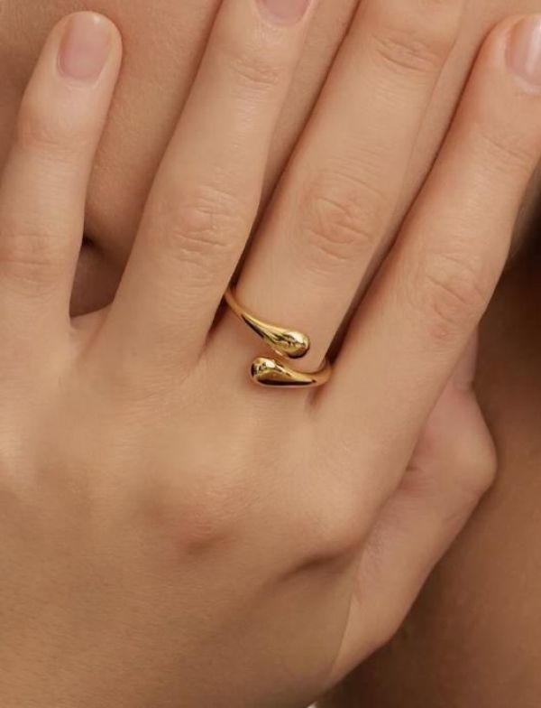 Les Soeurs Ring Gilda Waterdrops Goud  (gilda waterdrops) - MerkenOutlet