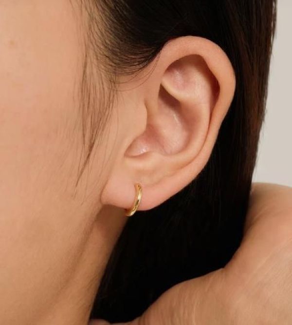 Les Soeurs Jeanne Mini Oorbel Goud  (jeanne mini goud) - MerkenOutlet