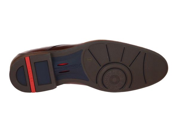 Lloyd Mare Bruin Geklede Schoen Uitneembaar Voetbed  (MARE-D.BROWN) - MerkenOutlet