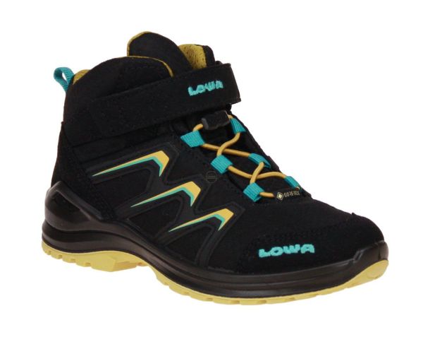 Lowa Maddox GTX Mid Junior Zwart-Mosterd  (340123-9943) - MerkenOutlet
