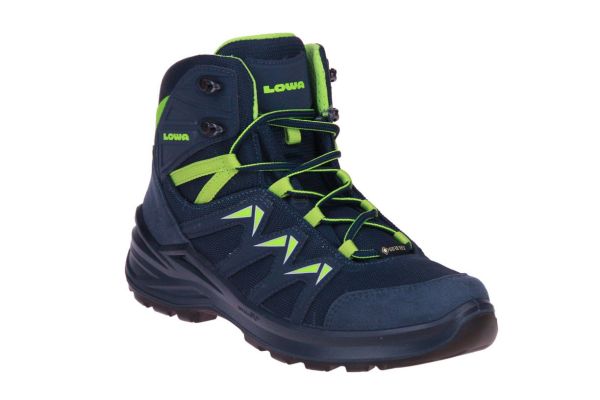 Lowa Kids Innox Pro GTX Mid Blauw-Groen  (640116-9701) - MerkenOutlet