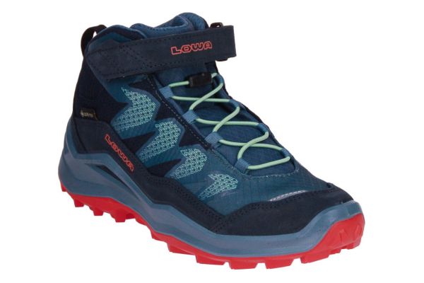 Lowa Maddox Pro GTX Mid Junior Navy/Smoke Blue  (641629-6968) - MerkenOutlet