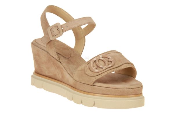 Luca Grossi Beige Sandaal Sleehak  (K450) - MerkenOutlet