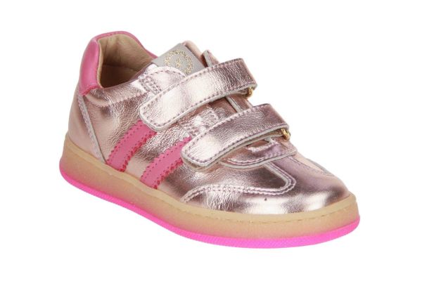 Luca Velcroschoen Metallic Roze  (26256SVC) - MerkenOutlet