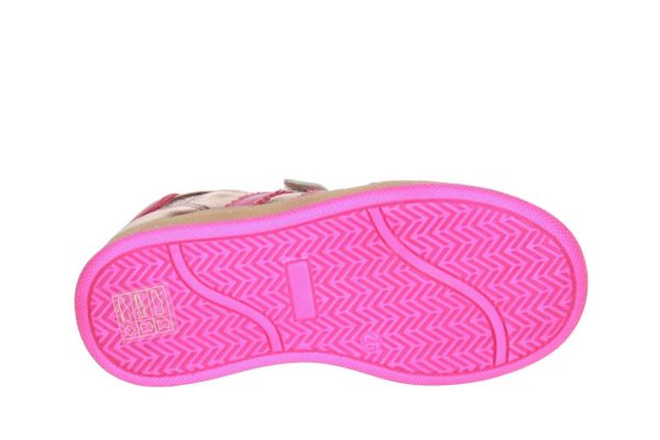Luca Velcroschoen Metallic Roze  (26256SVC) - MerkenOutlet