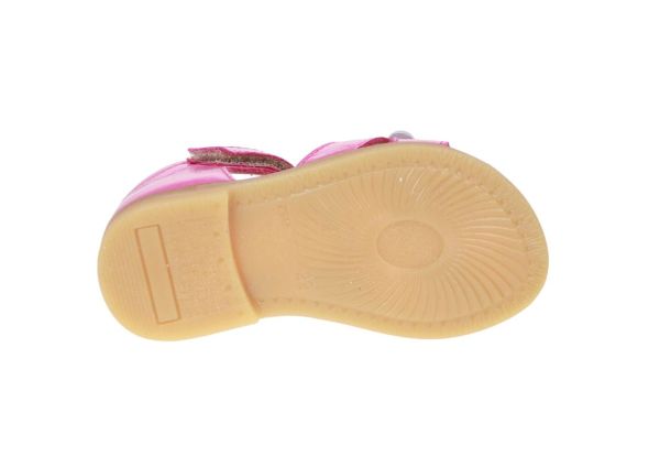 Lunella Fuchsia Sandaal Lak Gesloten Hiel  (23137-fuxia) - MerkenOutlet