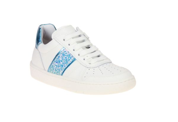 Lunella Wit-Blauwe Sneaker  (23307-BIANCO/cielo) - MerkenOutlet