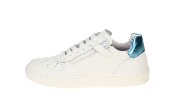 Lunella Wit-Blauwe Sneaker  (23307-BIANCO/cielo) - MerkenOutlet