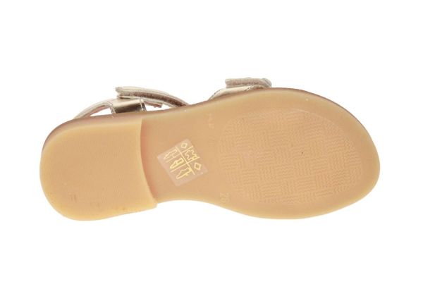 Lunella Gouden Sandaal Vlinder  (E24783 PLATINO) - MerkenOutlet