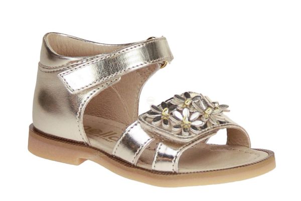 Lunella Goud Sandaaltje Bloemen  (25558 PLATINO) - MerkenOutlet