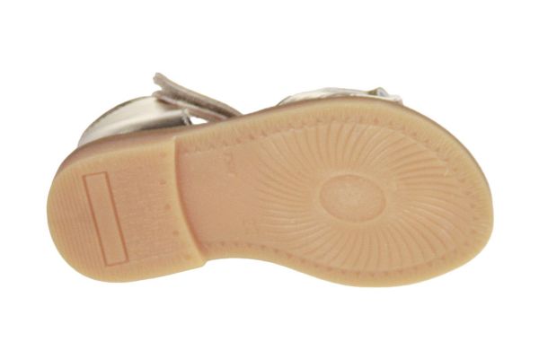 Lunella Goud Sandaaltje Strik  (25562 PLATINO) - MerkenOutlet