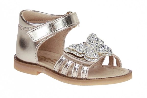 Lunella Sandaal Gesloten Hiel Vlinder Goud  (25568 PLATNO) - MerkenOutlet