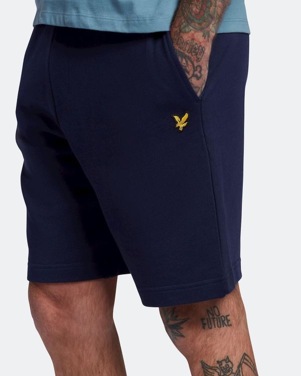 Lyle & Scott Sweat Short Dark Navy  (ML414VOG-Z271) - MerkenOutlet