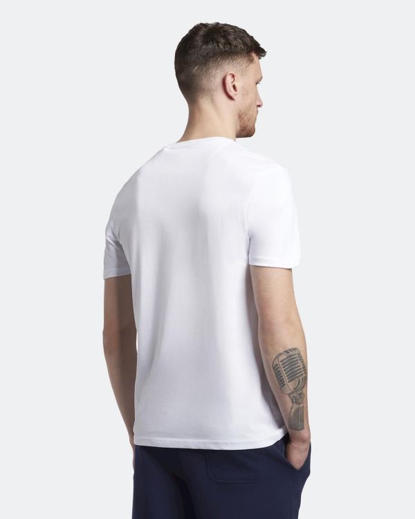 Lyle & Scott Plain Shirt Wit  (TS400VOG-626) - MerkenOutlet