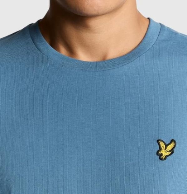 Lyle & Scott Plain T-Shirt Ocean Sky  (TS400VOG-X861) - MerkenOutlet