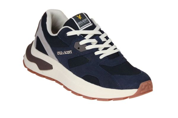 Lyle & Scott Logan Sneaker Blauw  (QUATTRO007-368) - MerkenOutlet