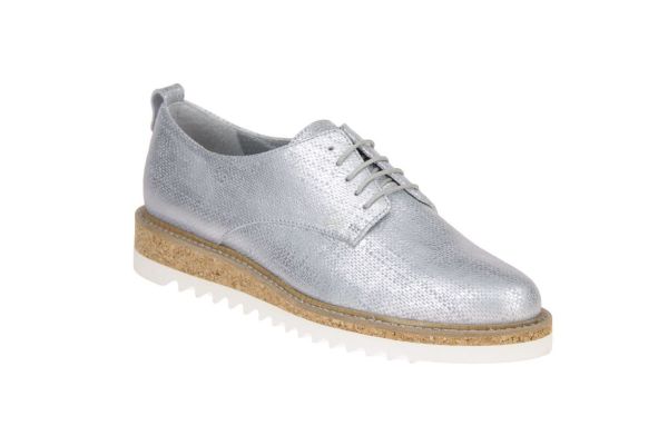 Maripé Zilveren Veterschoen  (19002) - MerkenOutlet