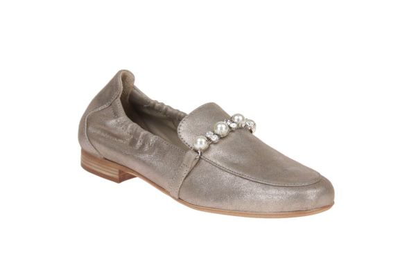 Maripé Beige Metallic Moccasin  (26550.8) - MerkenOutlet