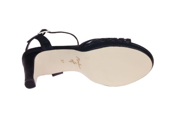 Menbur Zwarte Sandaal  (23159) - MerkenOutlet