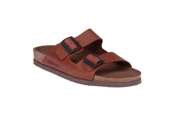 Mephisto Nerio Cognac Slipper  (NERIO-3478) - MerkenOutlet