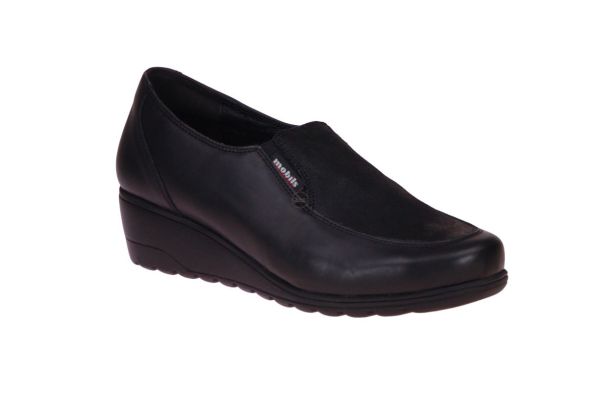 Mephisto Mobils Ergonomic Bertrane Zwarte Schoen  (BERTRANE-8100) - MerkenOutlet