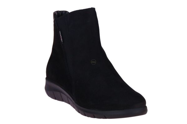 Mephisto Mobils Ergonomic Idilia Zwarte Enkellaars  (IDILIA-30400) - MerkenOutlet