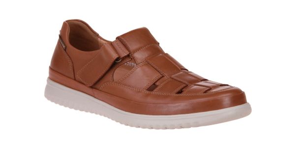 Mephisto Tarek Cognac Gesloten Sandaal  (TAREK-6135) - MerkenOutlet