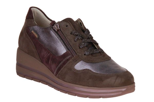 Mephisto Abby Bruine Sneaker  (ABBY-3657) - MerkenOutlet