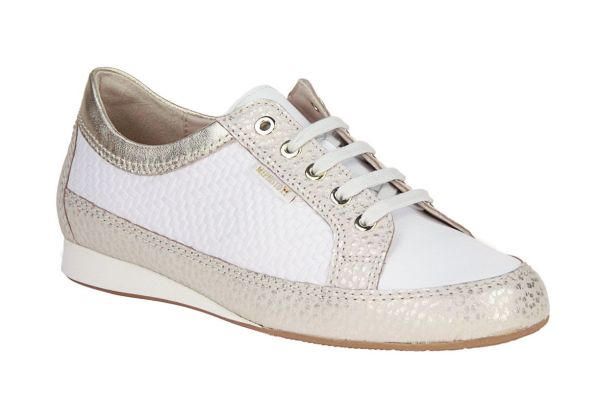 Mephisto Bretta Wit-Beige Sneaker  (BRETTA-LIGHT SAND) - MerkenOutlet