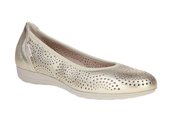 Mephisto Elsie Perf Gouden Ballerina  (ELSIE-9502) - MerkenOutlet