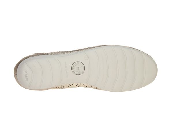 Mephisto Elsie Perf Gouden Ballerina  (ELSIE-9502) - MerkenOutlet