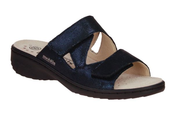 Mephisto Geva Slipper Blauw  (GEVA-8145) - MerkenOutlet