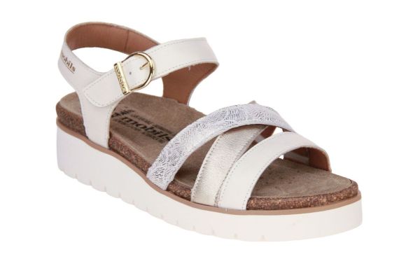 Mephisto Mobils Ergonomic Thina Sandaal Offwhite  (THINA-35330) - MerkenOutlet