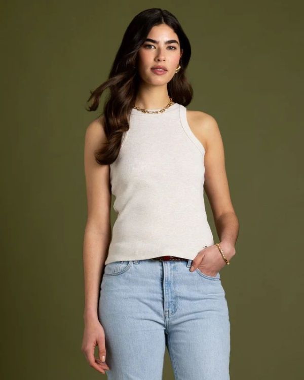 Mercer The Mercer Tank Offwhite  (AP261007-102) - MerkenOutlet