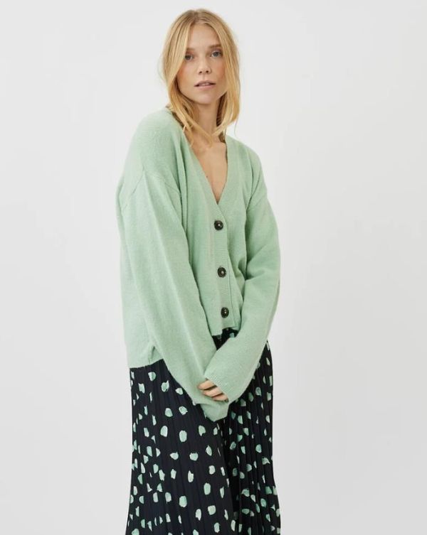 Minimum Moffie 2.0 Cardigan Hemlock  (21736-9178) - MerkenOutlet