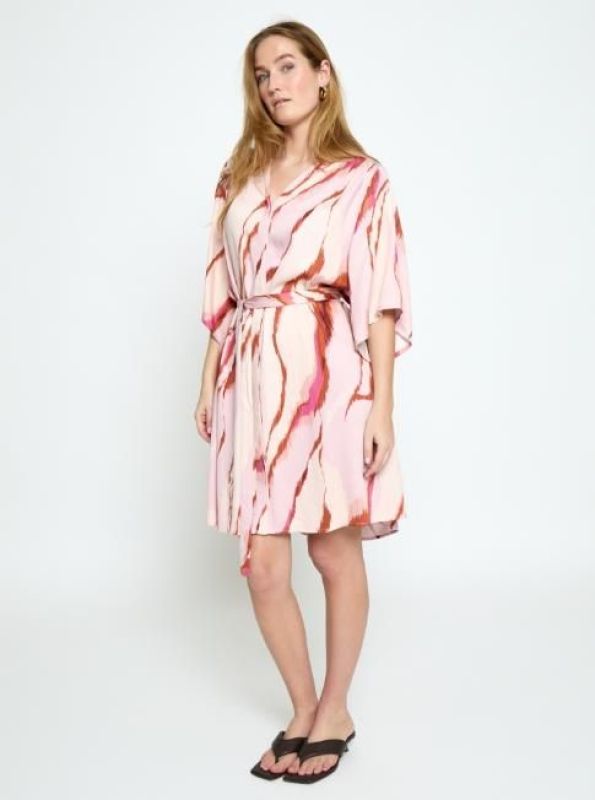 Minus Luana Short Dress Desert Coral Pink  (MI7027-4652P) - MerkenOutlet