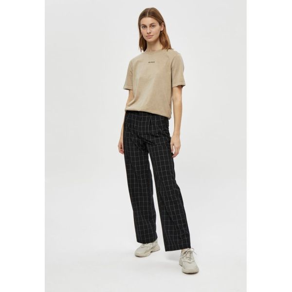 Minus Enno Pants Black Checked  (MI4711-9303) - MerkenOutlet
