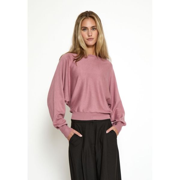 Minus Dana Bat Sleeve Knit Pullover Nostalgia Rose  (mi6280-4402) - MerkenOutlet