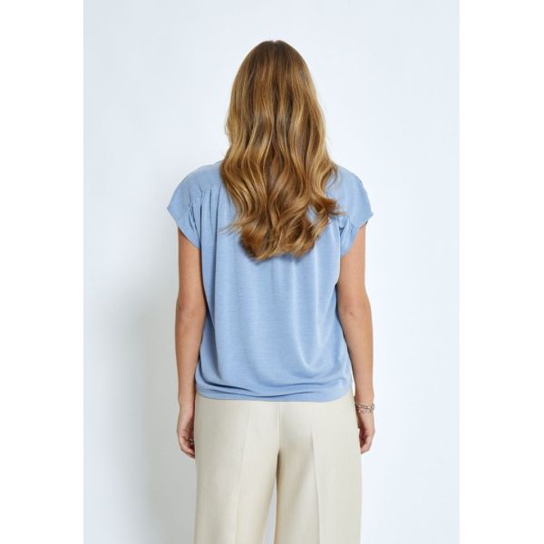 Minus Fiba Modal T-Shirt Ice Blue  (MI6588-1048) - MerkenOutlet