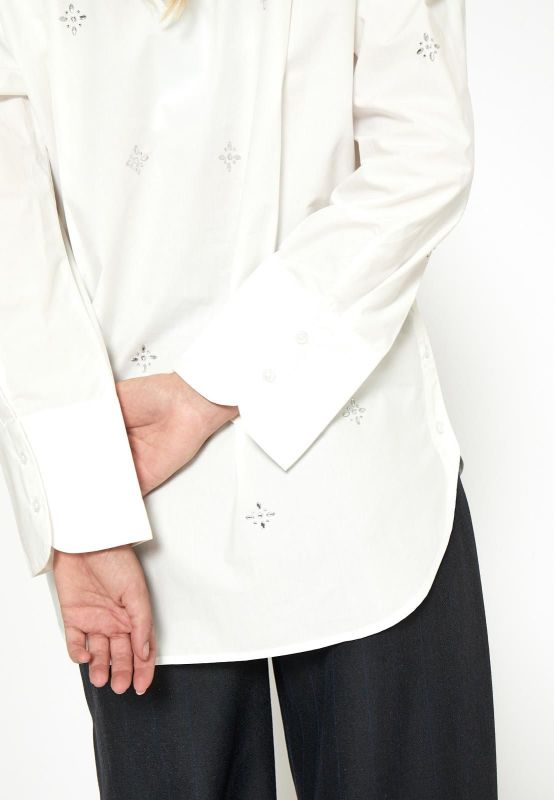 Minus Lumi shirt Cloud Dancer  (MI6844-235) - MerkenOutlet