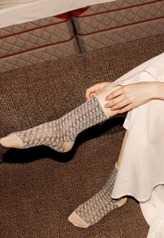 MP Denmark Evelyn Socks Ecru  (10-79700-4109) - MerkenOutlet
