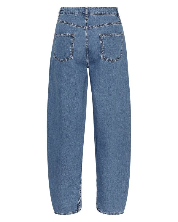 MSCH Kobane Lis Barrel Jeans Mid Blue Wash  (19515 MID BLUE WASH) - MerkenOutlet