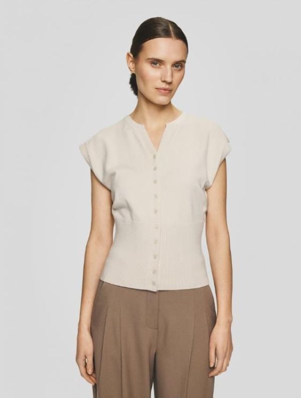 MSCH Isabis Vest Oatmeal  (19590 OATMEAL) - MerkenOutlet