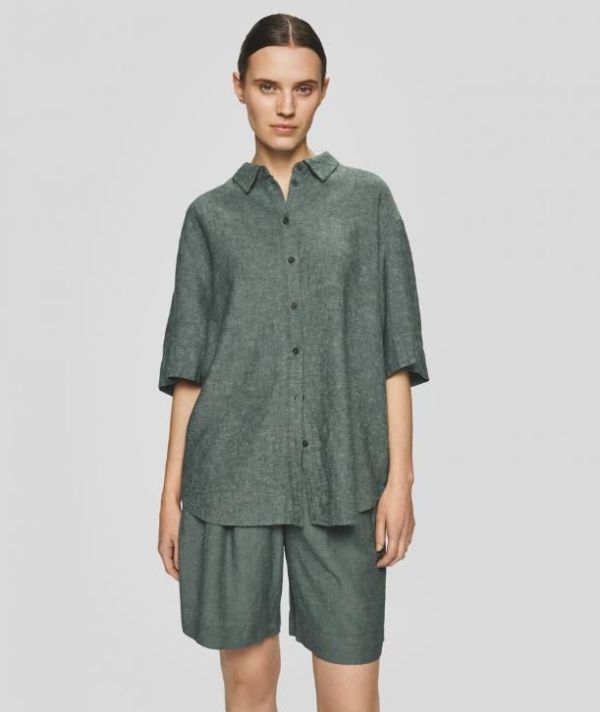MSCH Viana Ginia HW Shorts Laurel W Melange  (19659 LAUREL W MEL) - MerkenOutlet